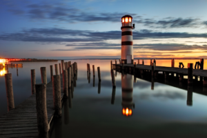 When lost in the darkness, seek out the lighthouse keepers to find your way.